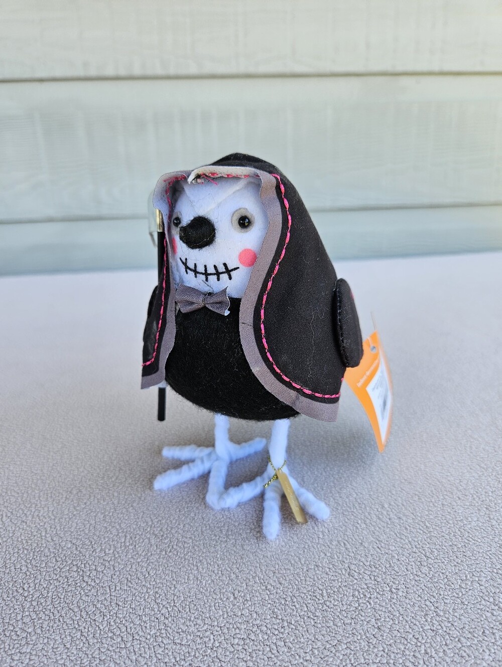 Target Hyde & Eek Felt Bird Featherly Friends Halloween 2024 Hoodie Grim Reaper